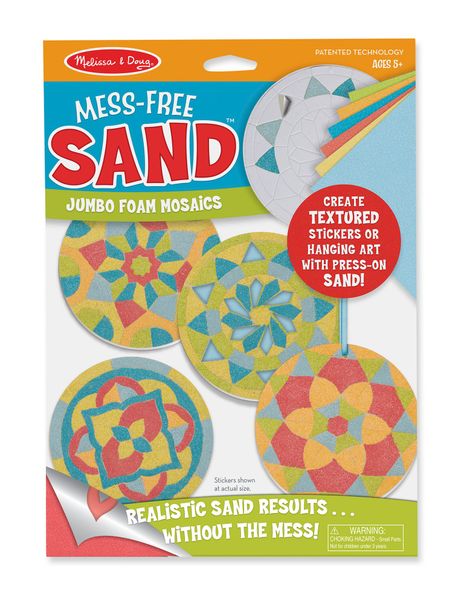 Melissa &amp; Doug Mess Free Sand Stickers - Mosaics