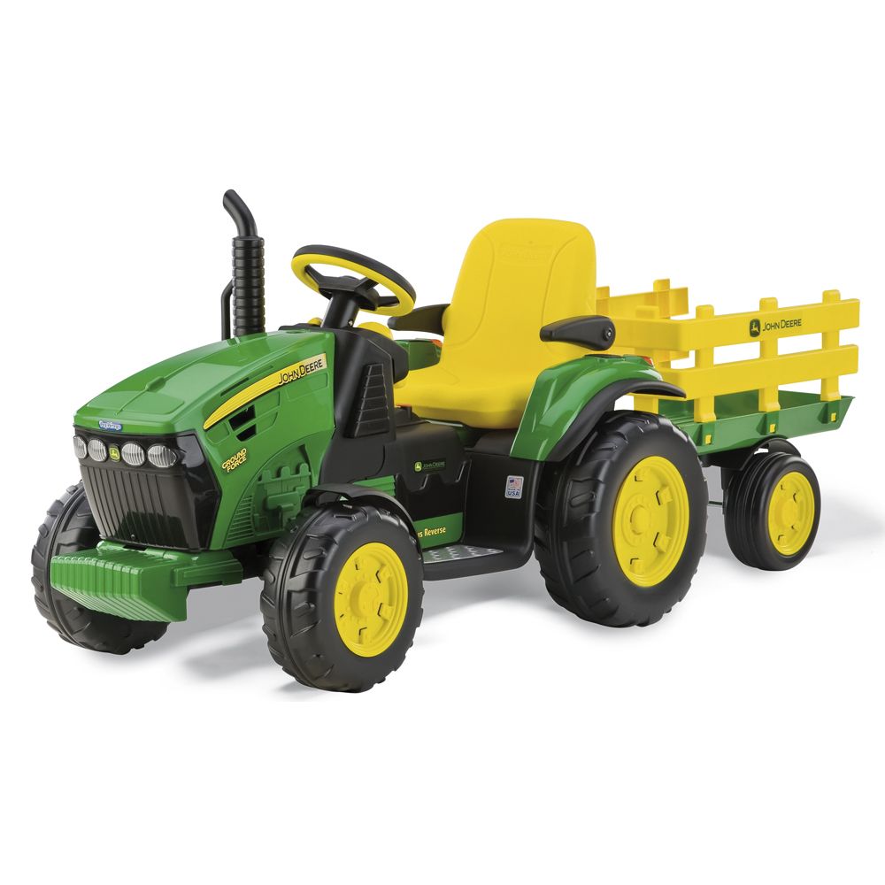 Peg Perego - John Deere Ground Force Tractor - 12 Volt Ride On | Shop ...