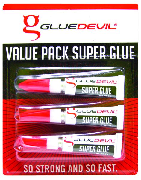 Gluedevil Super Glue 3g Value Pack