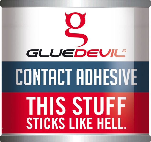Glue Devil - 1 Litre Contact Adhesive Tin