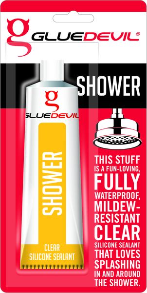 Glue Devil - Silicone Shower Blister