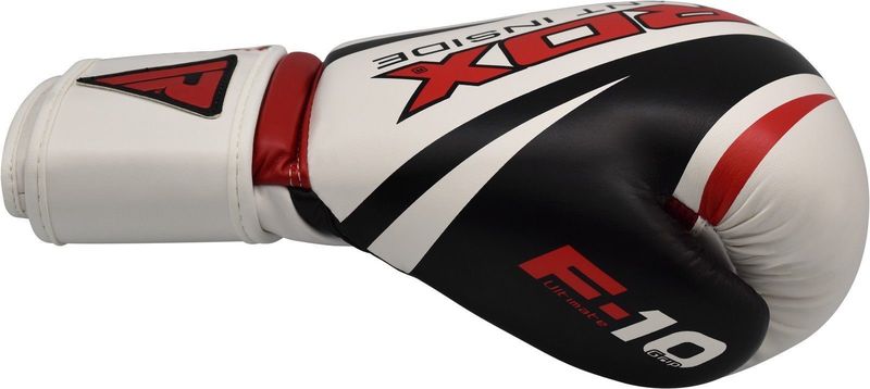 RDX Boxing Gloves Rex F10 White (Size: 12oz)