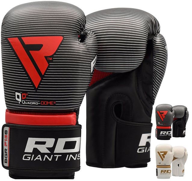 RDX Boxing Gloves Rex F13 Silver (Size:10oz)