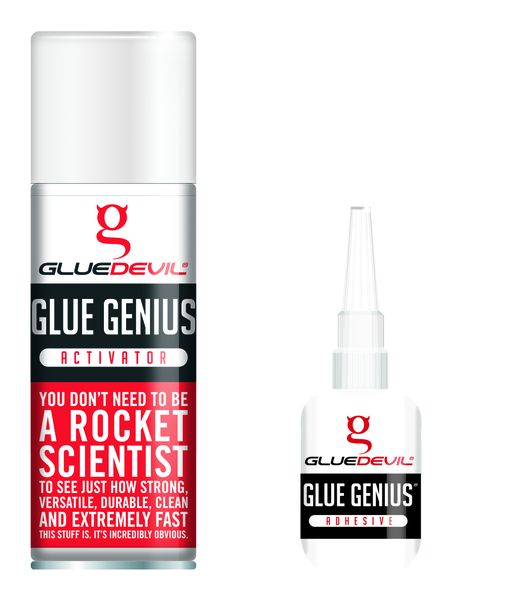 Glue Devil - Glue Genius 50gr/200ml Kit - White