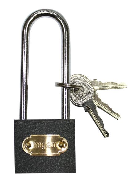 Cabinet Shop - Carded Padlock Iron Long Shackle - 40mm