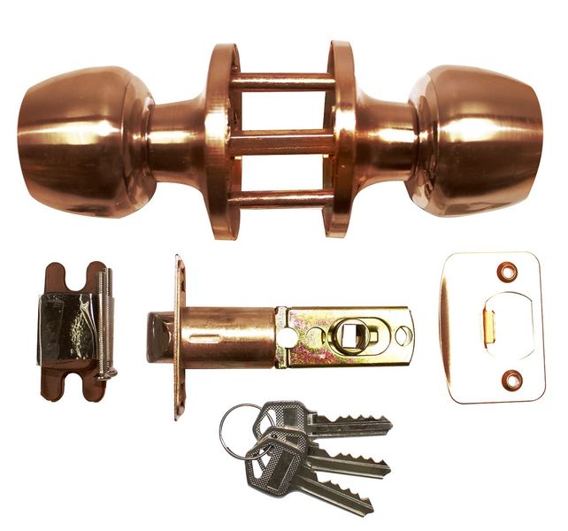 Cabinet Shop - Entrance Door Lock - Copper