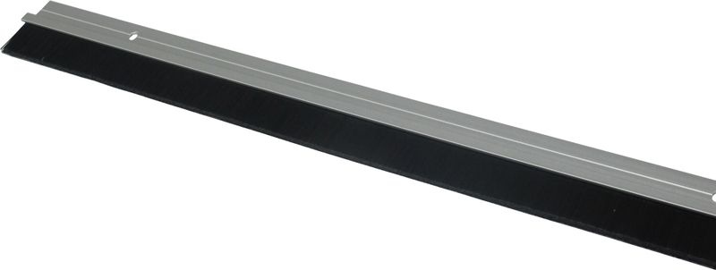 Home Quip Door Seal - Aluminium With Brush Strip - Silver 100 x 23 x 20 cm