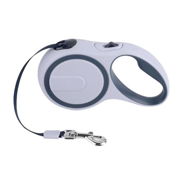 Pet Retractable Leash 3M Grey - Blue