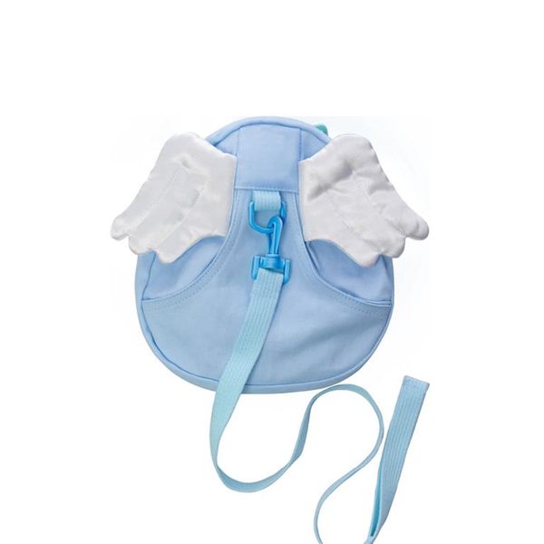 Baby Backpack with Lead Angel Wings - Blue