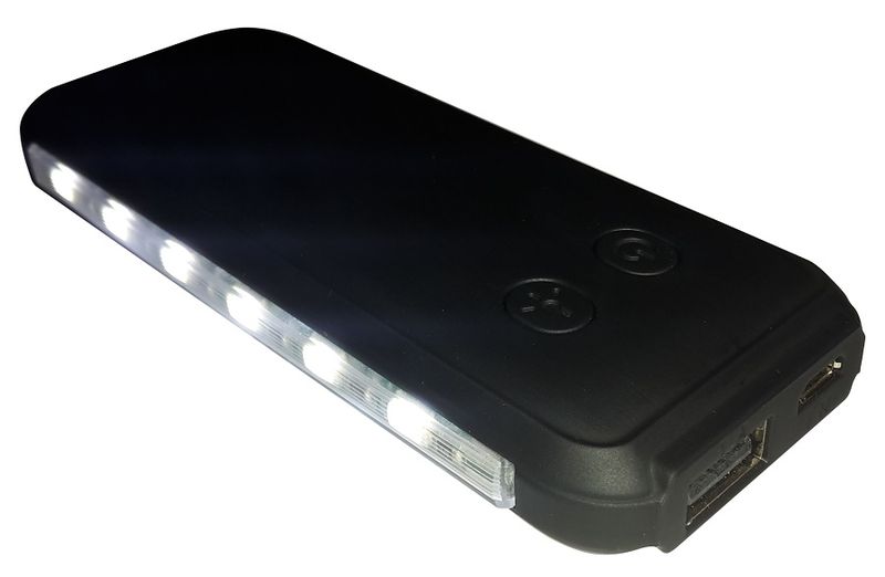 Muvit 3000Mah Power Bank With 6 LED