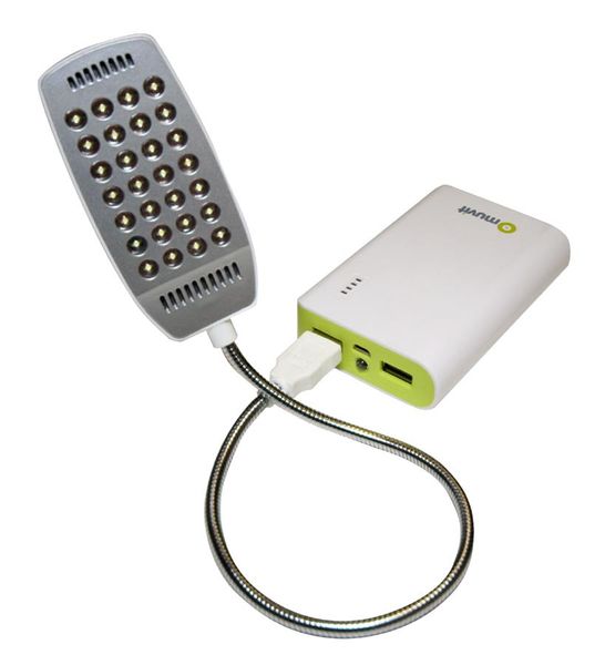 Muvit 6000Mah Power Bank With LED Lamp