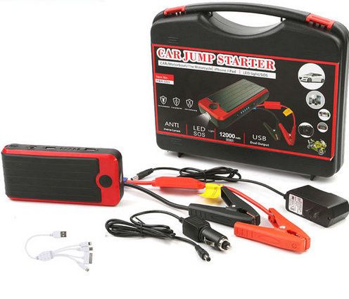 T6 Car Jump Starter 12000Mah Emergency Start Power Bank Led Torch