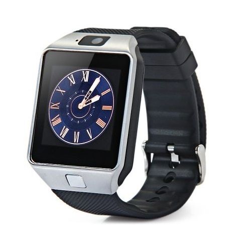 Smart Watch with Camera &amp; Cell Phone DZ09 - Silver
