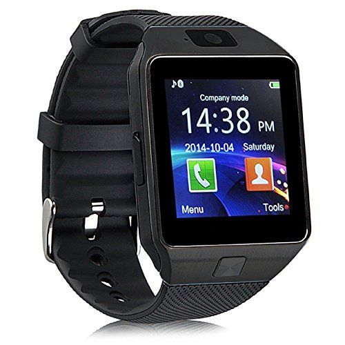 DZ09 Smart Watch Camera Version 2.5 - Black