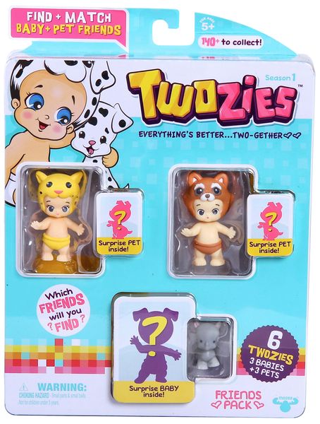 Twozies Friends 6 Pack (only 1 per set)