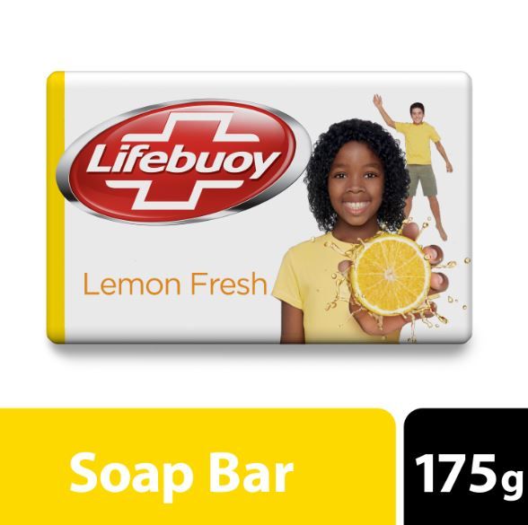 Lifebuoy Lemon Fresh Soap Bar 175g - White &amp; Yellow