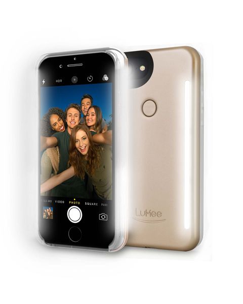 LuMee Duo Lighted case for iPhone 7 - Gold Matte