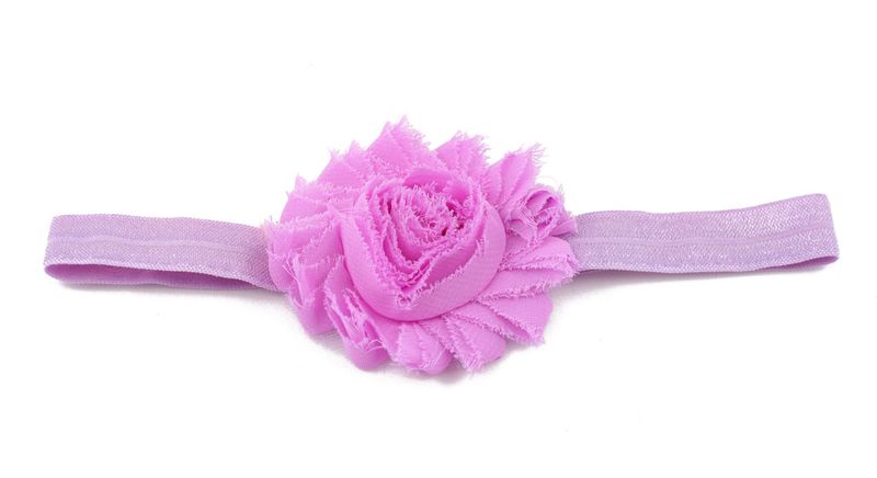 Shabby Chic Headband in Lavender Colour (Size: 3 Months - 7 Years)