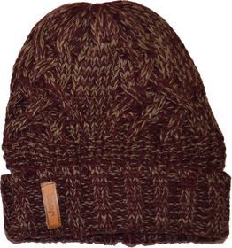 Jeep Chunky Knit Beanie - Oxblood