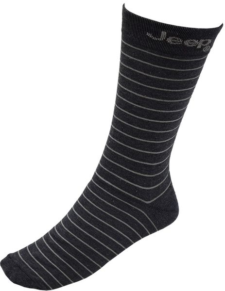 Jeep Formal 1/2 Melange Stripe Socks