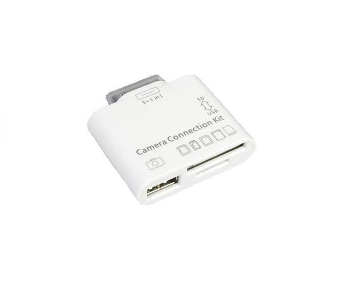 5 in 1 Camera Connection Kit SD Card Reader Adaptor for iPad and iPhone