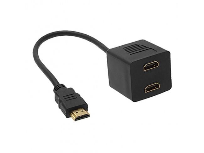 HDMI Splitter Adapter Cable (1 HDMI In 2 HDMI Out)