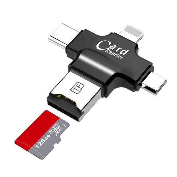 iDragon 4 In 1 TF SD Card Reader