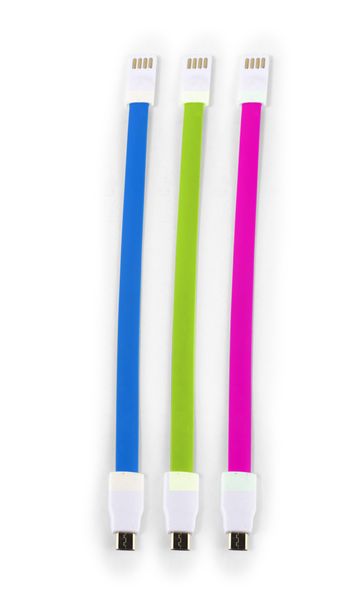 Whizzy Designer USB Cable 22cm Flat - Coloured