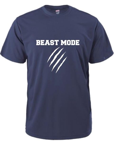 Beast Mode Men's T-Shirt - White (Size: 2XL)