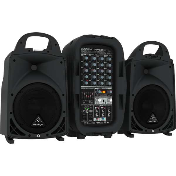 Behringer EUROPORT PPA500BT 500W 6-Channel Portable PA System with Bluetooth Wireless
