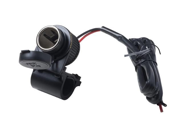 Interphone Handlebar Mounted Cigarette Lighter Socket