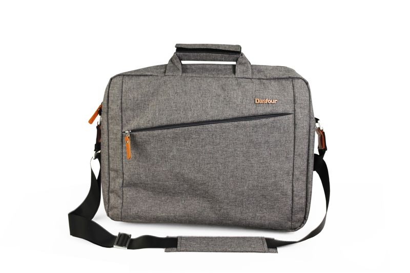 Dasfour Laptop Bag Outer Zip - Grey