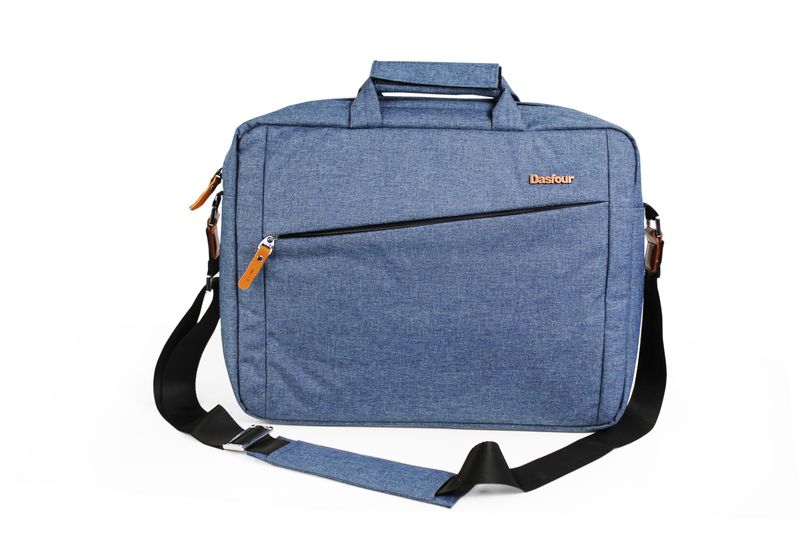 Dasfour Laptop Bag Outer Zip - Denim