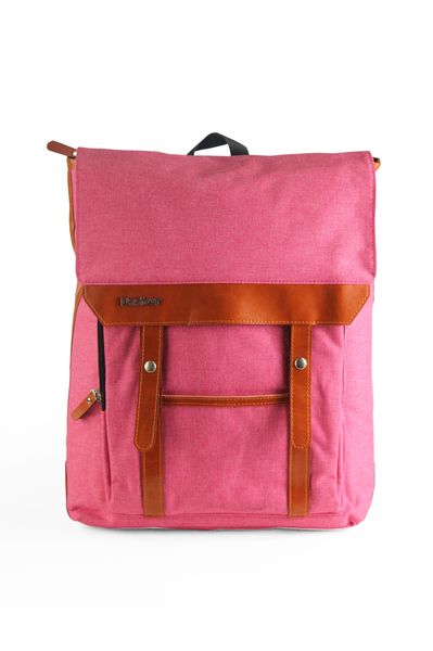Dasfour Strap Detail Backpack - Pink