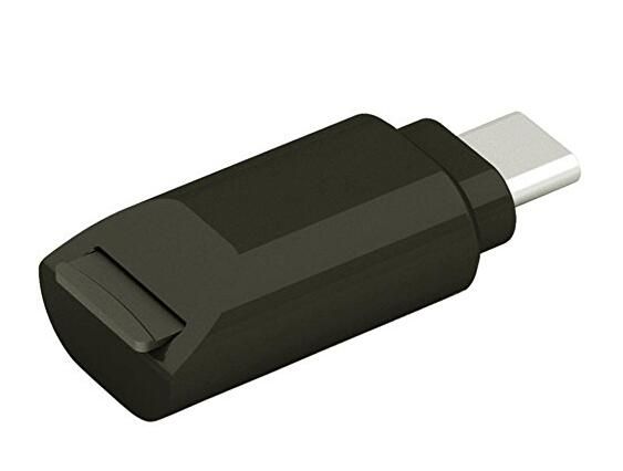 USB 3.1 Type-C OTG Adaptor Micro SD SDXC Card Reader For Laptop PC Macbook Surface Pro - Black