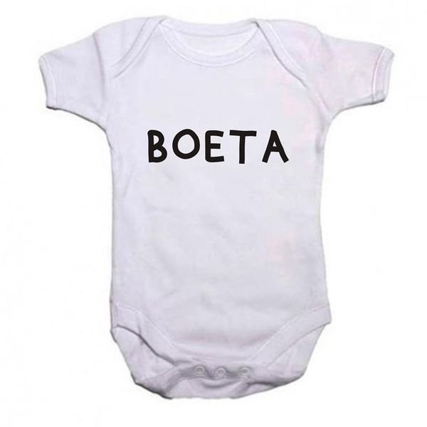 Boeta Baby Grow/ Onesie - White
