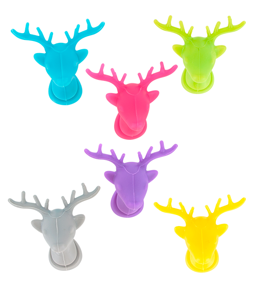 Pylones - Deer Wine Glass Marker - 6 Piece
