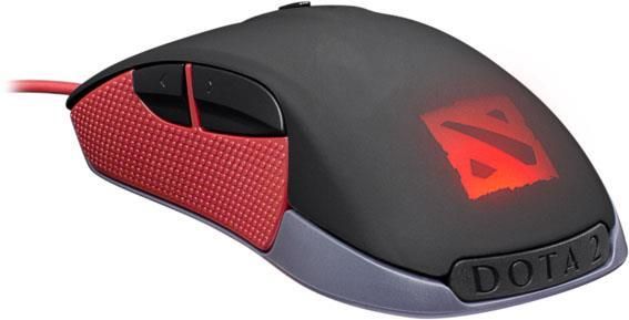 Steelseries Rival Dota 2 Edition Optical Gaming Mouse - Black &amp; Red