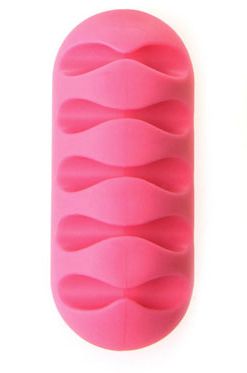 Silicon Cable Organizer - Pink (Pack of 2)