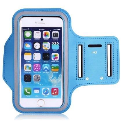 Sports Armband Strap for Iphone 6 Plus - Light Blue