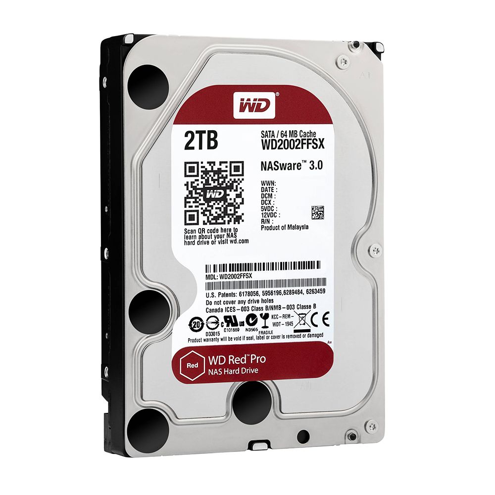 WD Pro NAS 2TB 3.5" Internal Hard Drive Red Buy Online in South