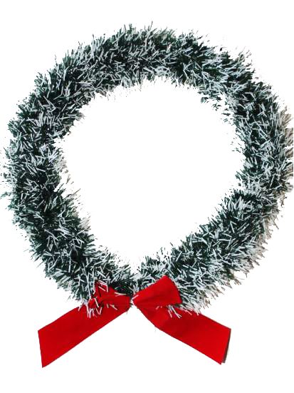 Christmas 38Cm Wreath - Snow