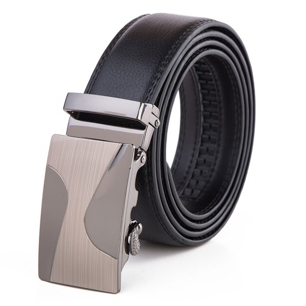 Wave Buckle with Black Strap