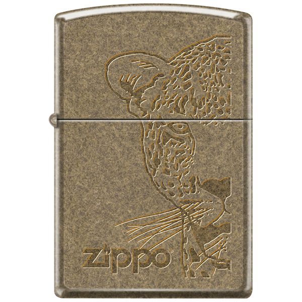 Zippo Big Five Leopard Head