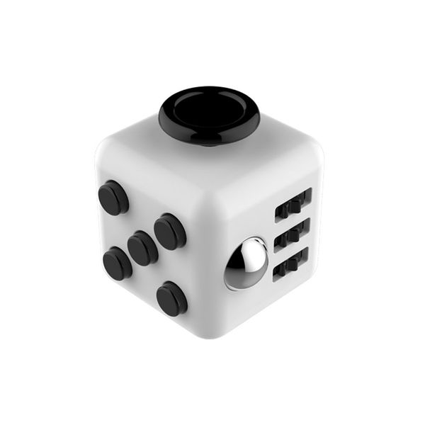 Stress Toy Inspired By The Fidget Cube - White &amp; Blue