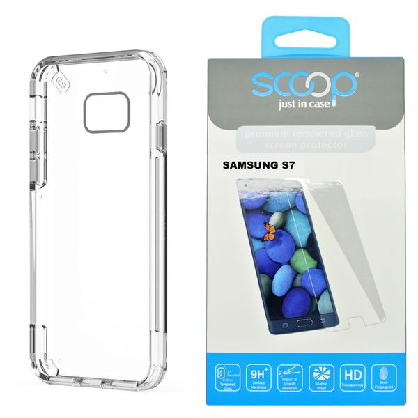 Puregear Slim Shell Pro Samsung Galaxy S7 Case Bundle - Clear