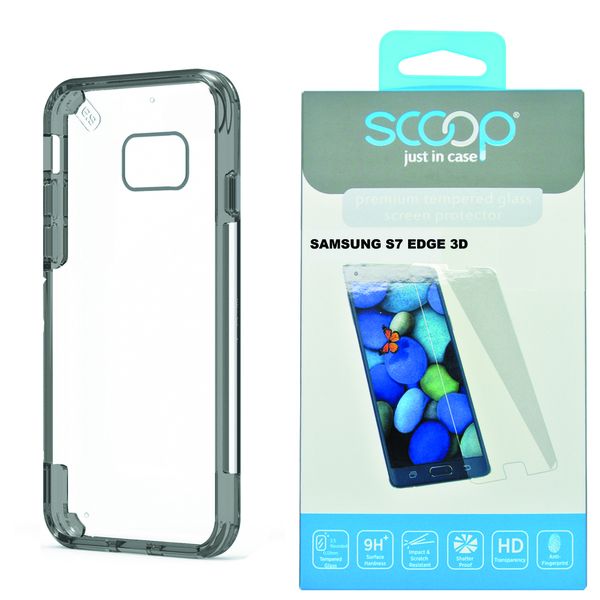 Puregear Slim Shell Pro Samsung Galaxy S7 Edge Case Bundle - Grey