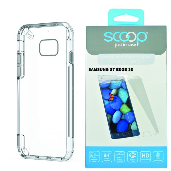 Puregear Slim Shell Pro Samsung Galaxy S7 Edge Case Bundle - Clear