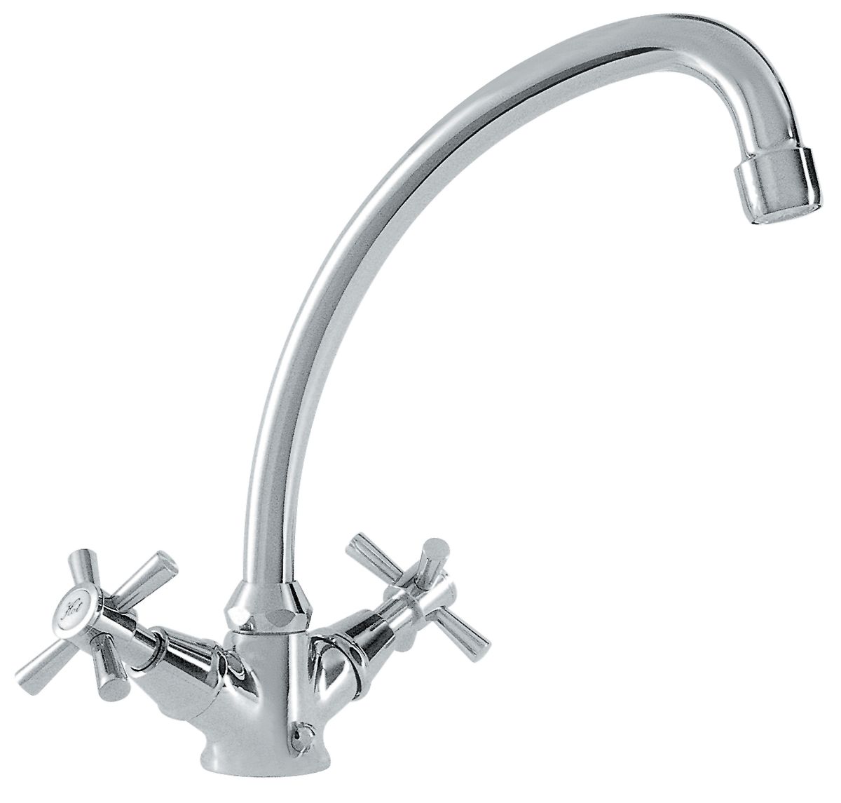 Isca Antica One Hole Pillar Sink Mixer 30253ch In Isca Antica One Hole Pillar Sink Mixer Loading Zoom