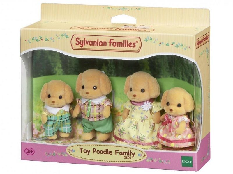 Sylvanian Families Toy Poodle Family